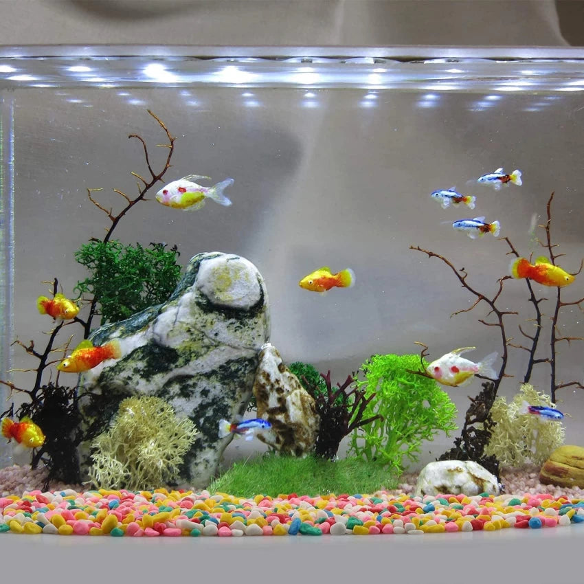 fish tamk accessories Vintage Aquarium Castle Ornament Creative Tank Landscaping Resin Decorations for Aquarium Fish Tank Adorn your aquarium in fine fashion with this Top Fin Mountain Cliff Waterfall Aquarium Ornament Misopily Large 14 in. Resin