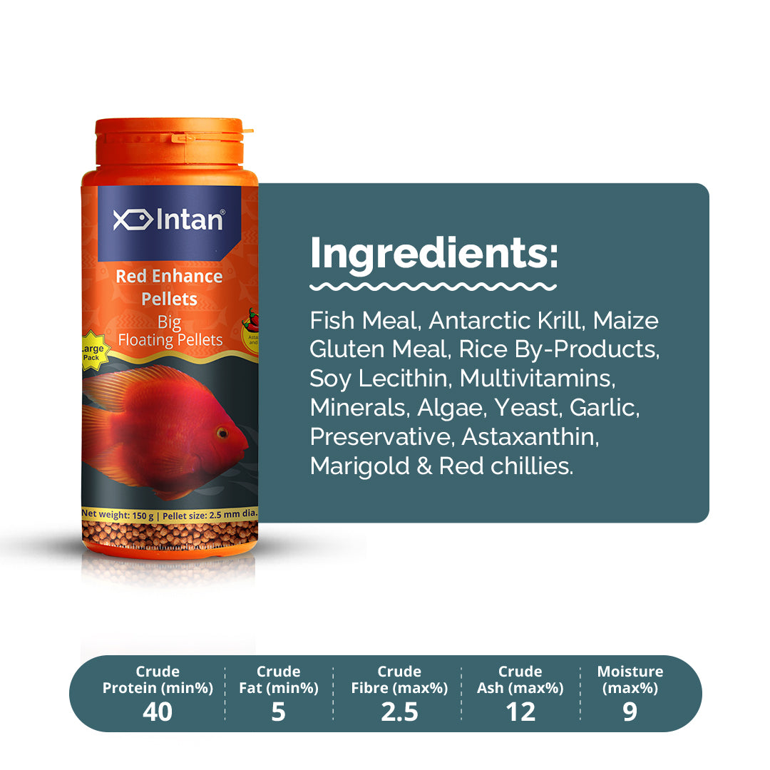 Intan Red Enhance Pellets (Big)