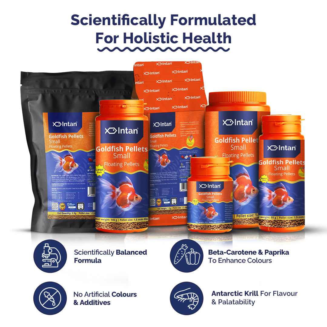 Growel Intan Goldfish Pellets (Small) | Ornamental Fish Food