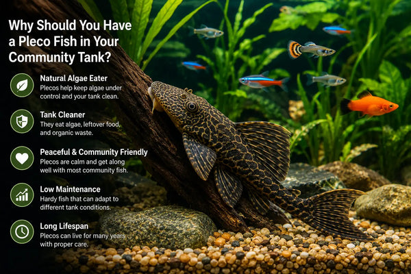 Why Should You Have a Pleco Fish in Your Community Tank