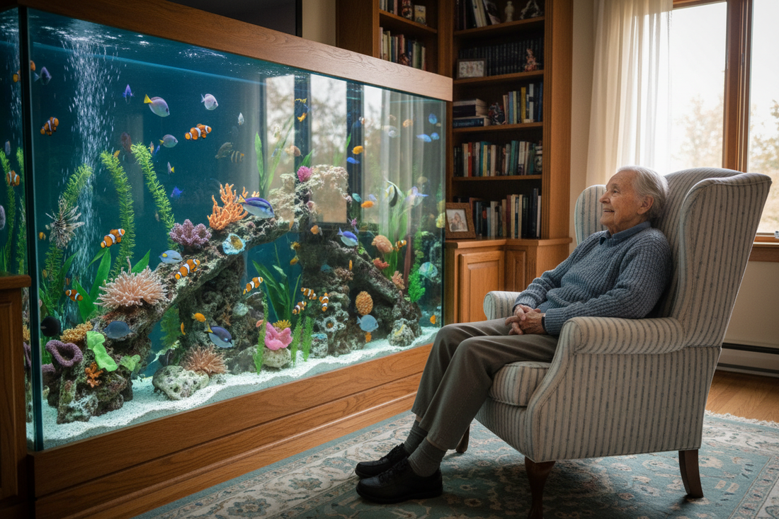 Fish Watching for Seniors: A Calming Support for Progressive Brain Illnesses