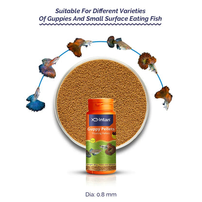 Intan Guppy Pellets - Floating Fish Food