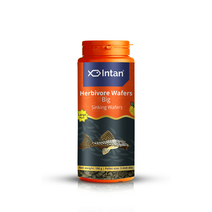 Intan Herbivore Wafers Big Fish Food - 190g